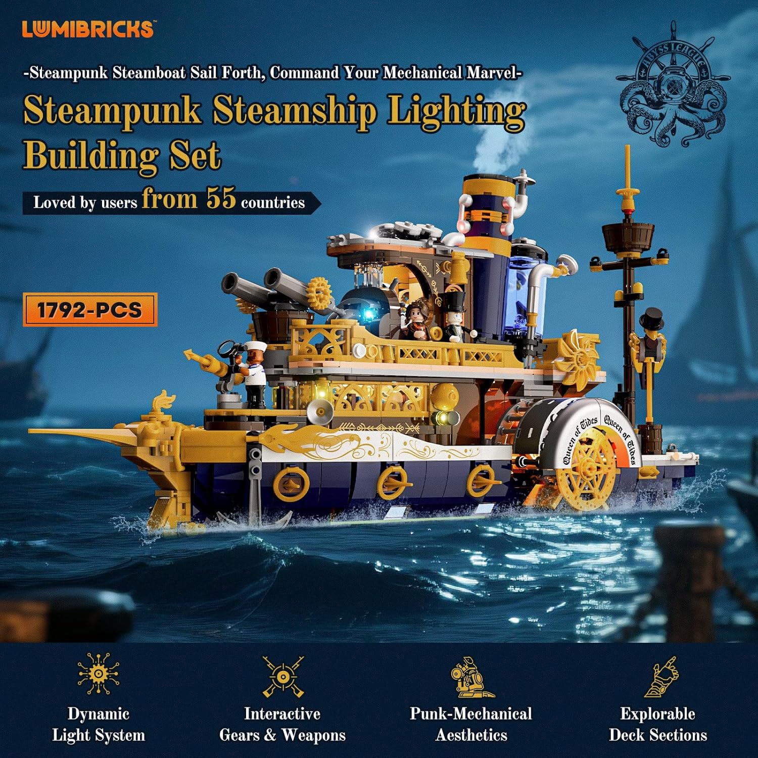 Steampunk Steamship
