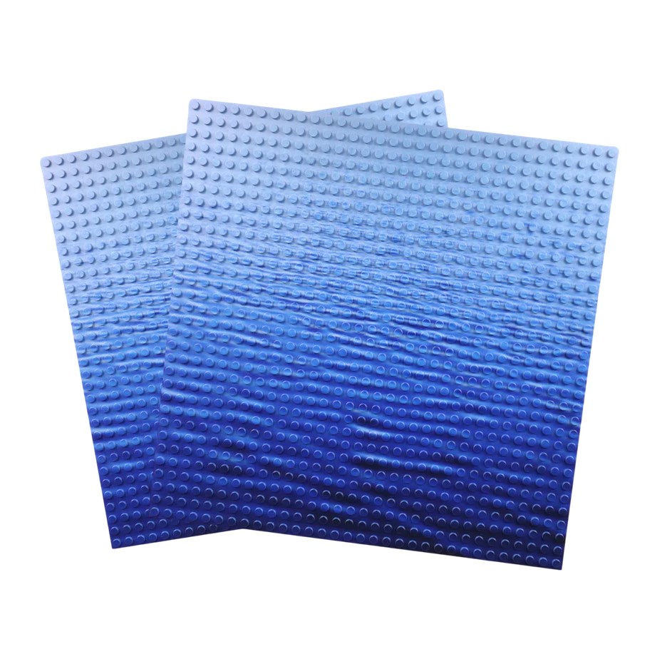 Bedruckte Baseplate: Wasser 32x32 (Doppelpack)