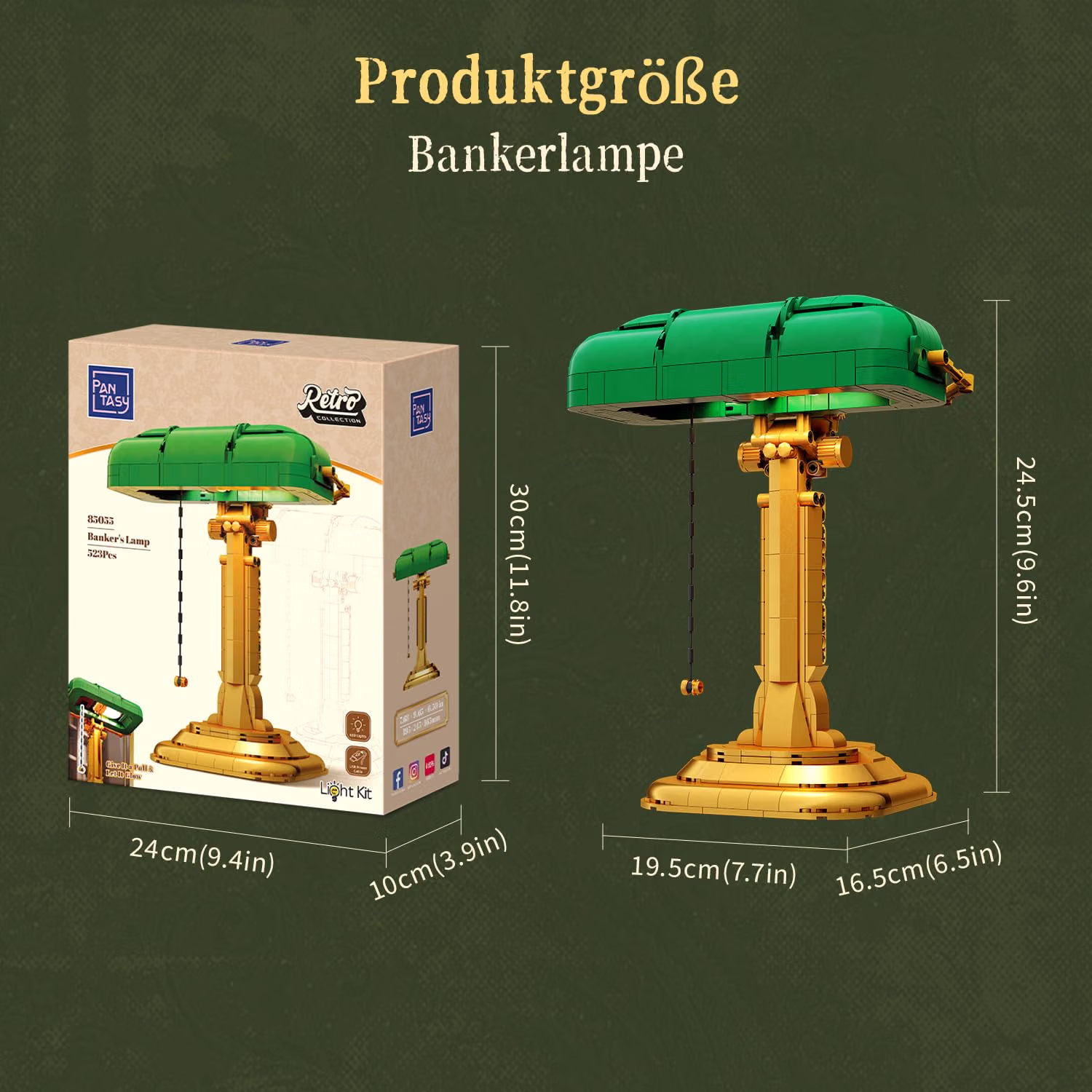 Banker-Lampe