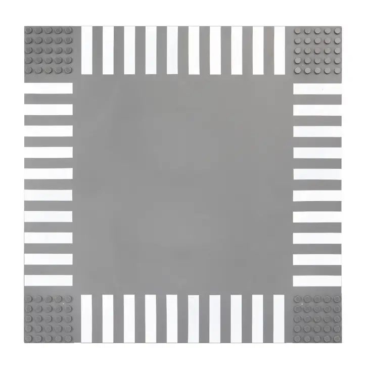 Unterbaubare Straßenplatte Kreuzung 32x32