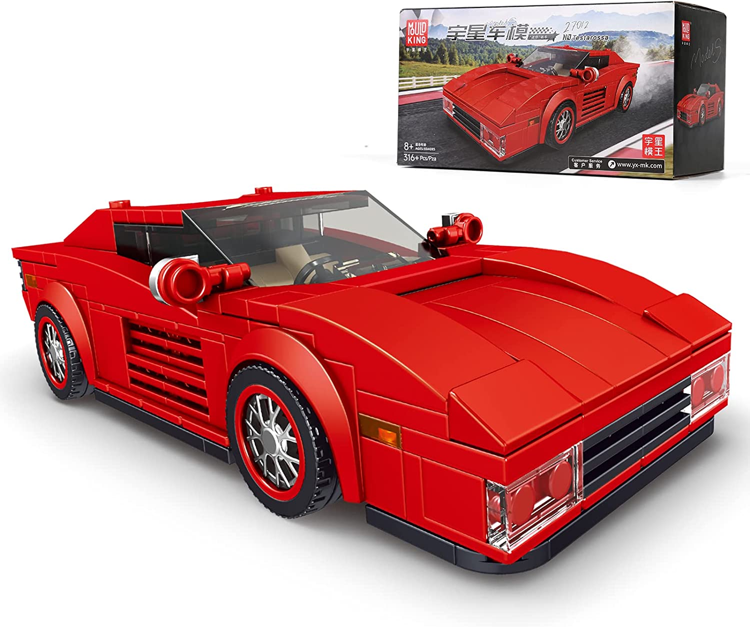 Sportwagen Testarossa mit Displaybox Sportwagen Testarossa mit Displaybox