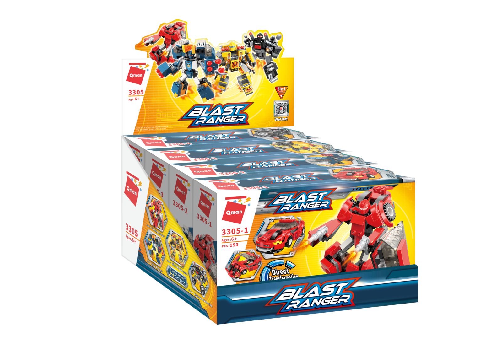 Blast Ranger 4er Set