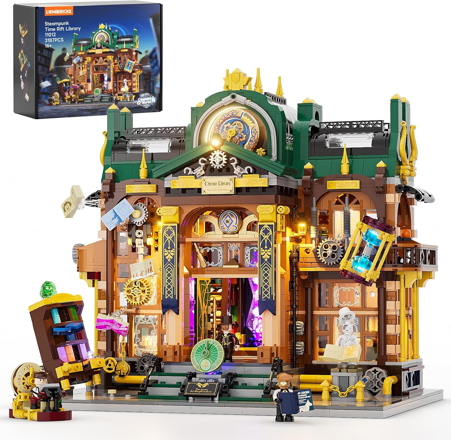 Steampunk Time Rift Library (11012)