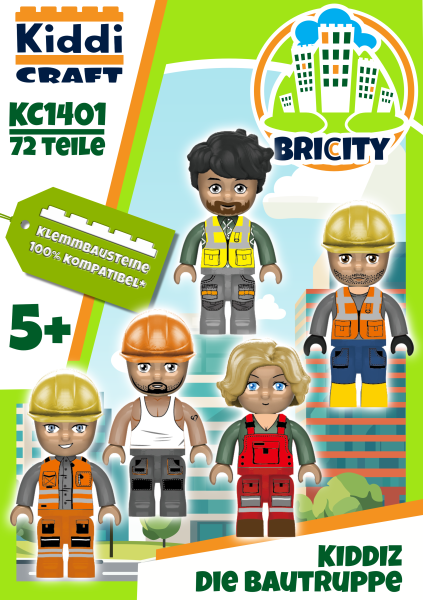 KIDDIZ Figuren-Pack Bautruppe