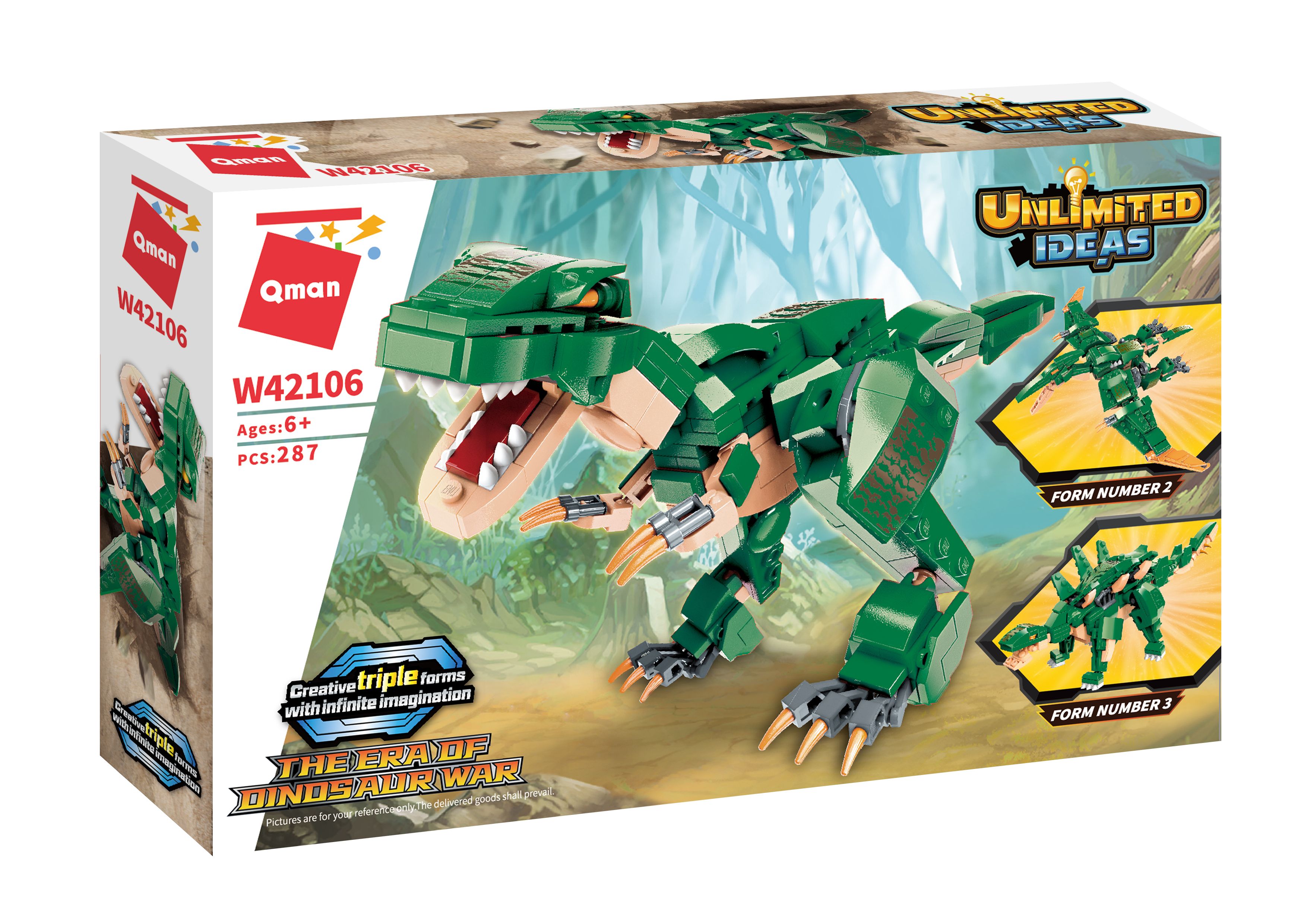 Dinosaurier 3 in 1 Dinosaurier 3 in 1