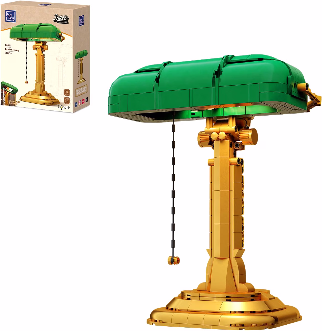 Banker-Lampe