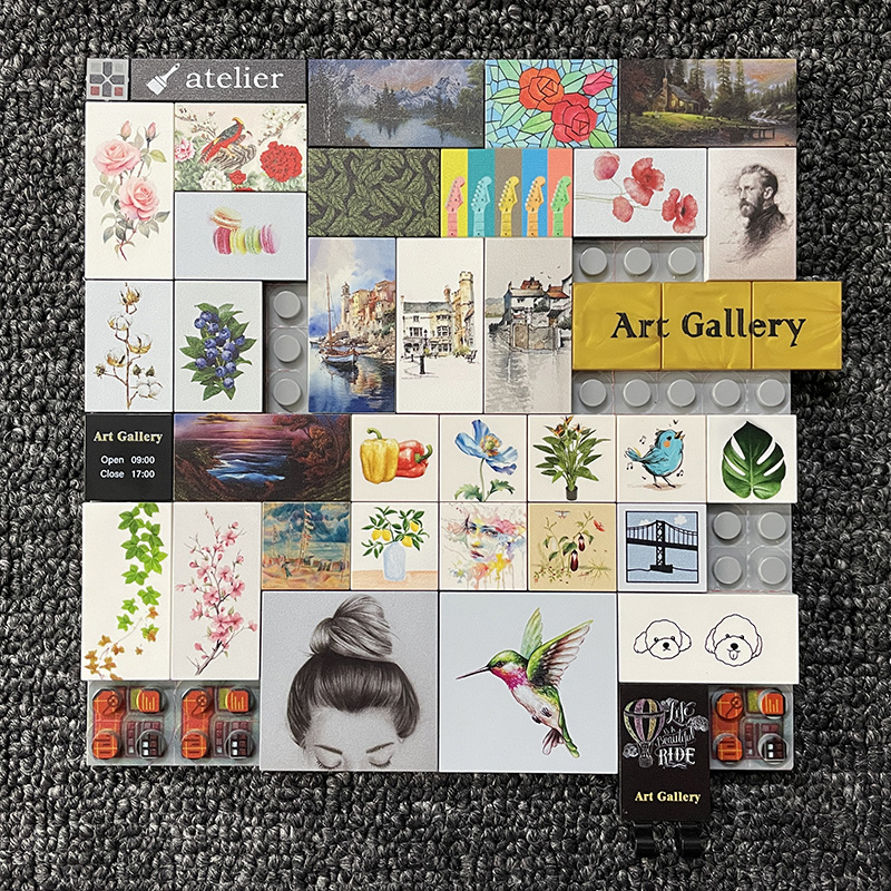 Bedruckte Teile für Mould King 16043 Moderne Gallerie Bedruckte Teile für Mould King 16043 Moderne Gallerie