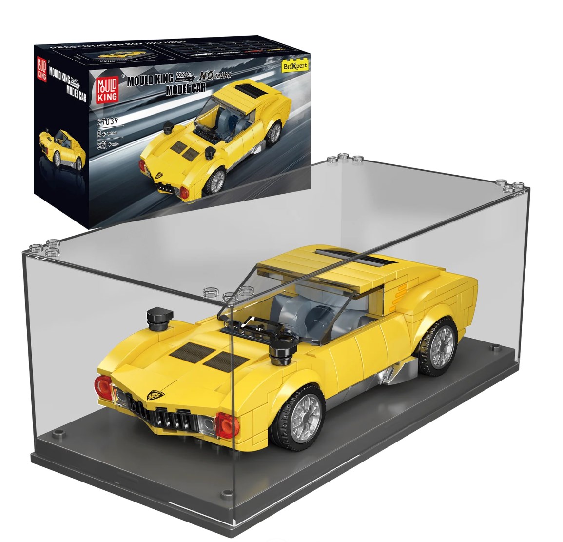 Italienischer Sportwagen Miura mit Displaybox Italienischer Sportwagen Miura mit Displaybox