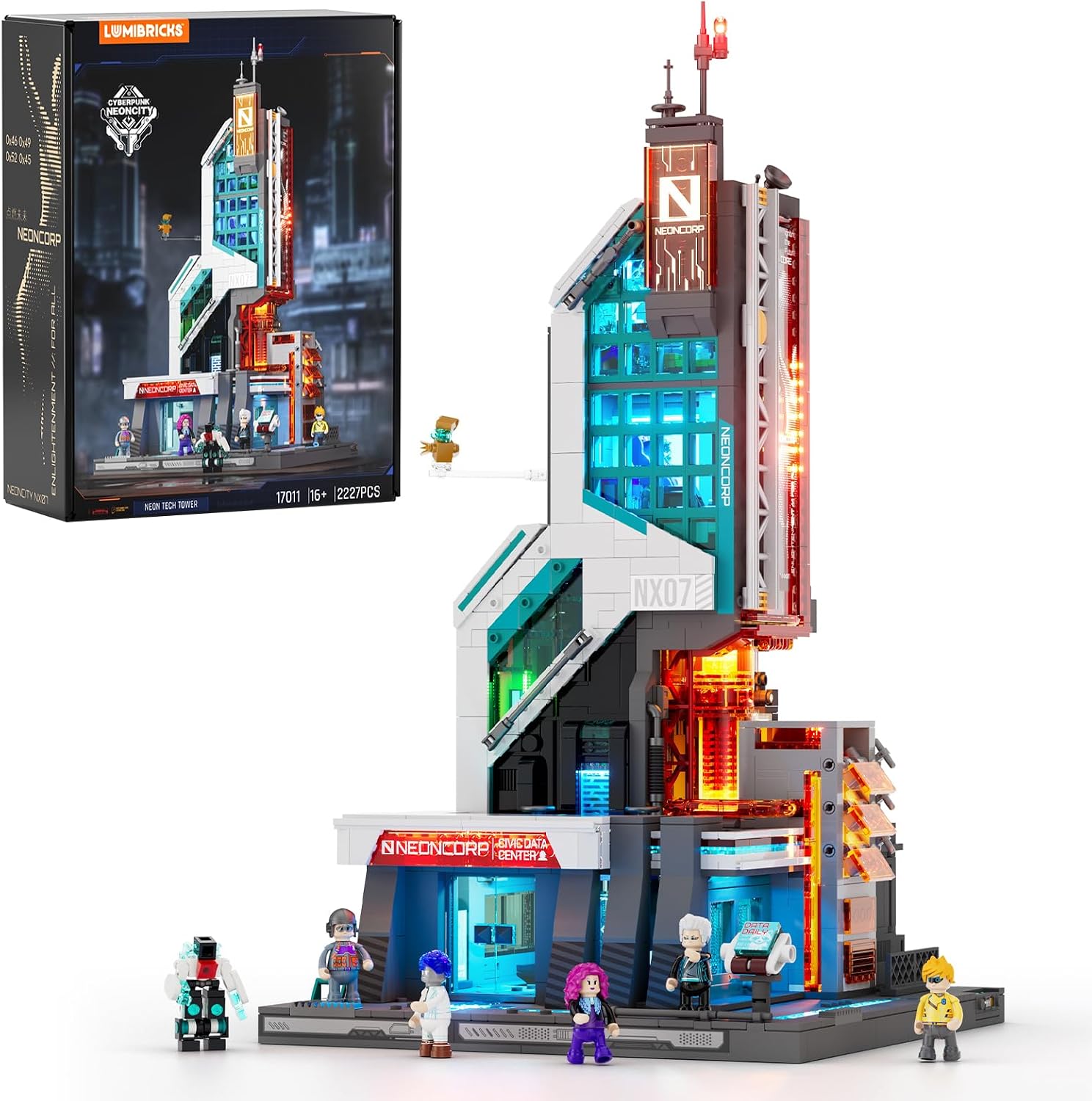 Neon Tech Tower