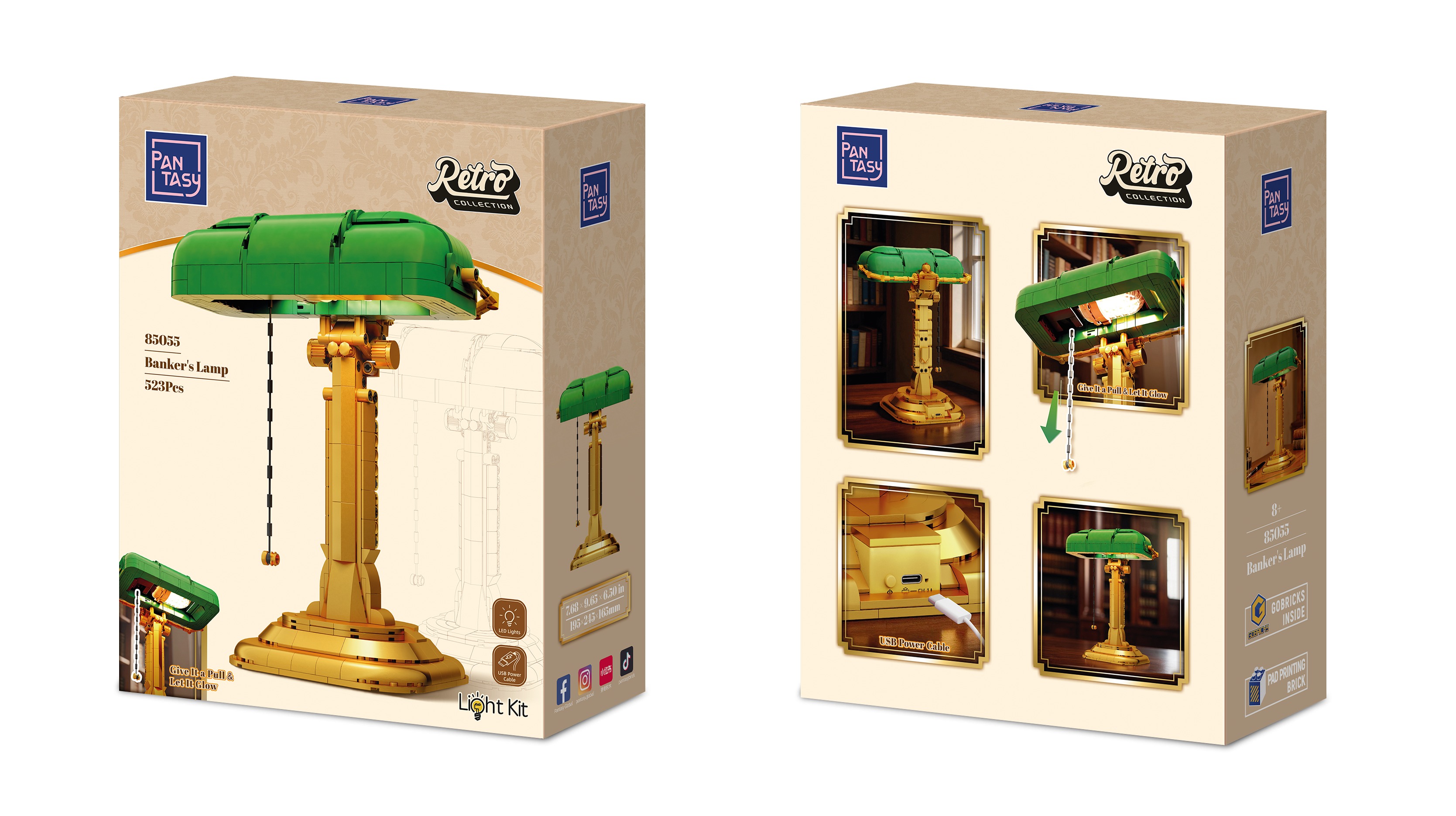 Banker-Lampe