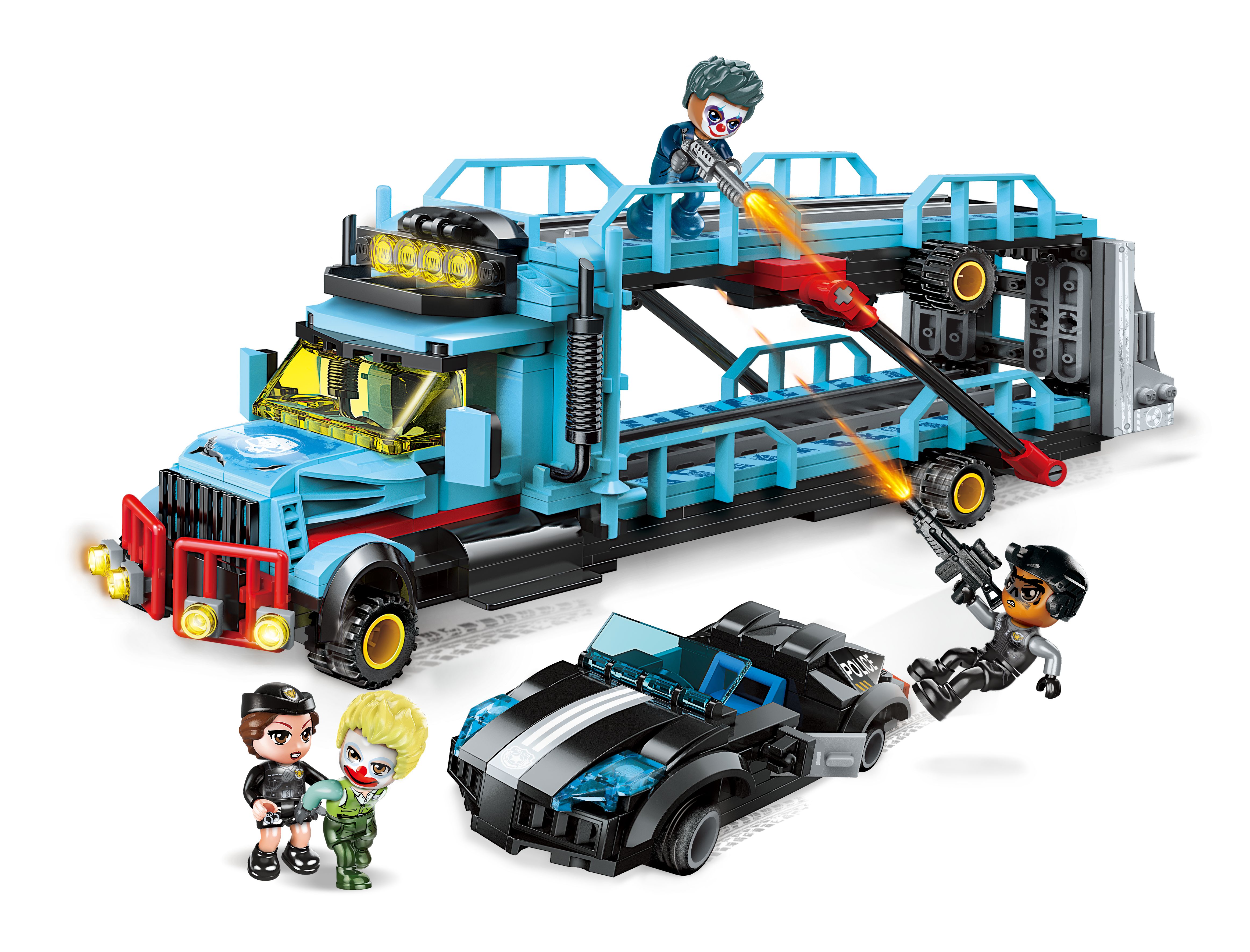 SWAT Jagd auf den Autotransporter SWAT Jagd auf den Autotransporter